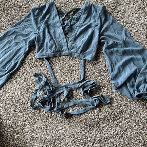 Cropped blouse